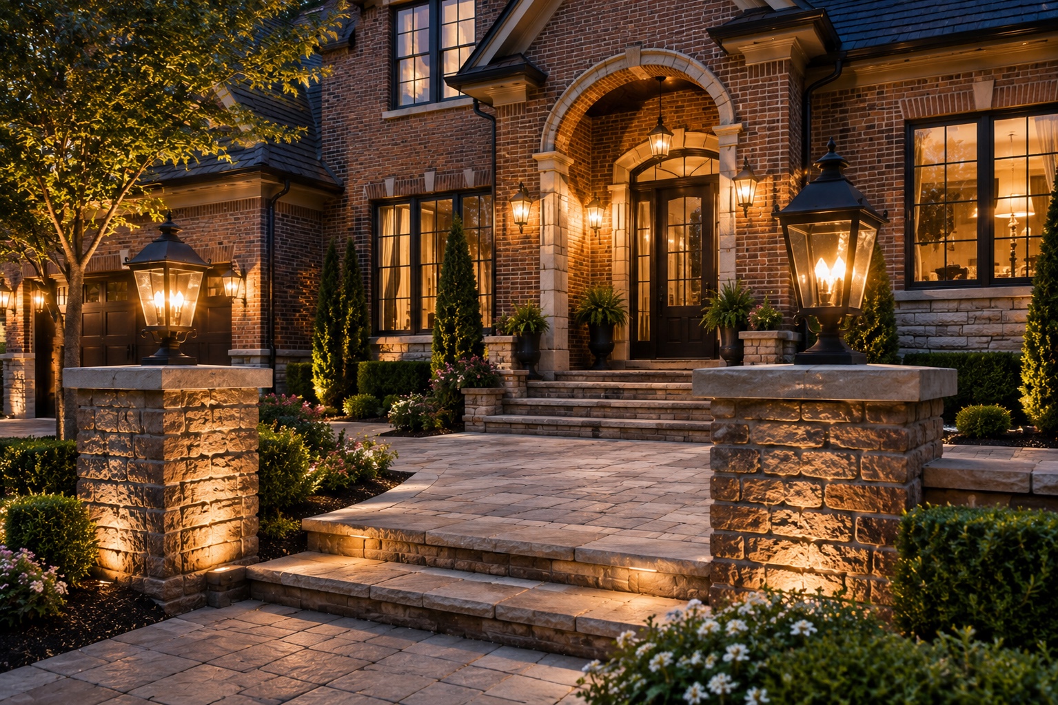 Premium masonry and brickwork project